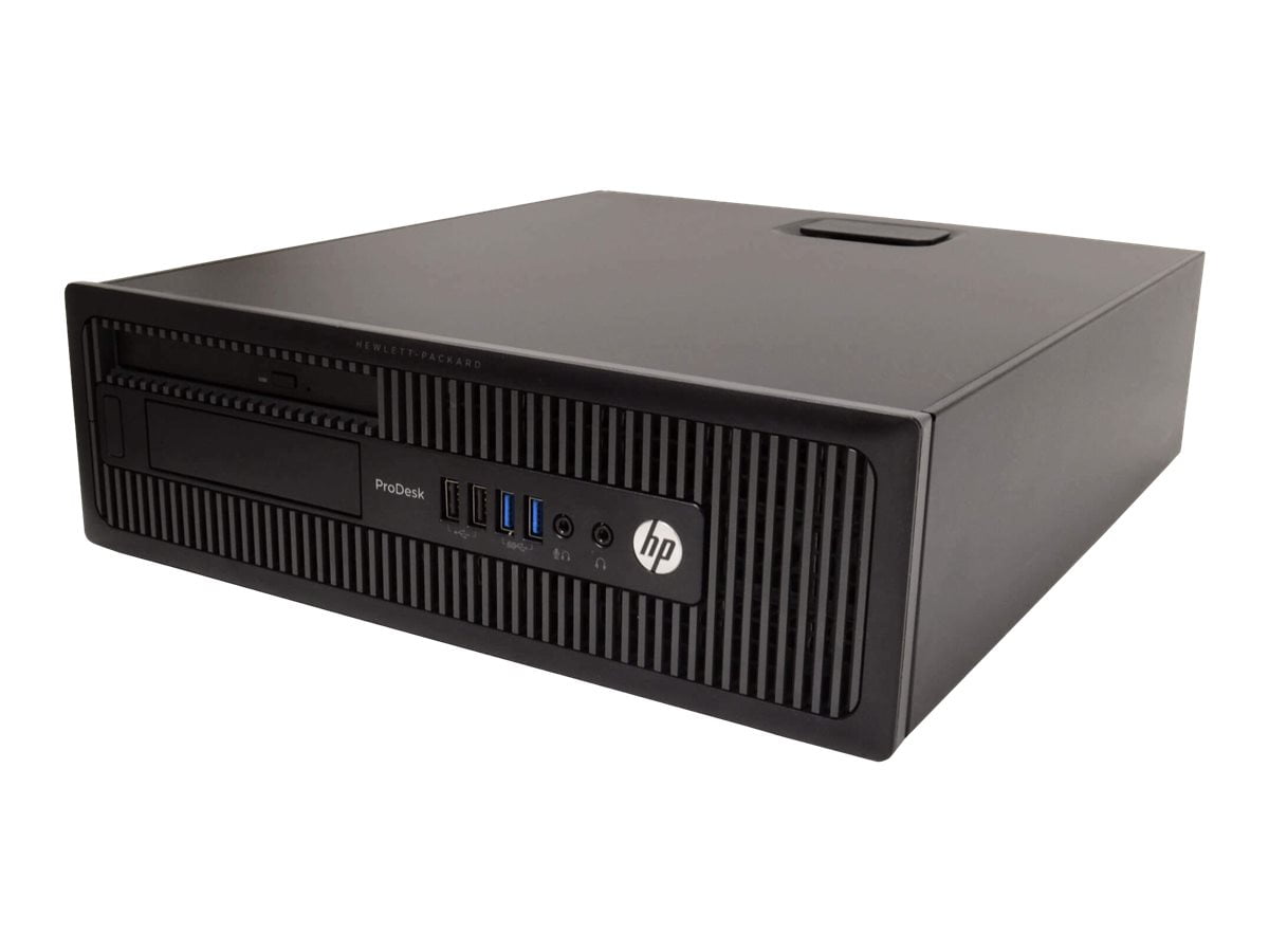 Restored HP ProDesk 600 G1 - SFF - Core i5 4570 / up to 3.6 GHz - RAM 8 GB  - HDD 250 GB - DVD - HD Graphics 4600 - Gigabit Ethernet - Wi-Fi - Win 10  ...