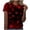 Multicolor 5, variant on Fewfanhot Women's Canada Day Maple Leaf Print T-Shirt, Crew Neck Patriotic Short Sleeve Tee, Casual Summer Loose Fit Top, S-3XL