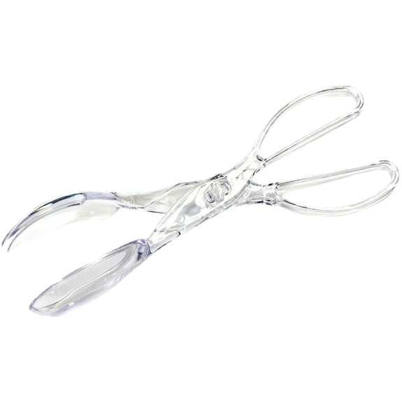 Dusknt Kitchen Tongs 12 Inch, Plastic for Cooking Salad Bread, Non Scratch Heat Resistant Nylon Tongs for Steak Pasta, Dishwasher Safe