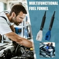 thumbnail image 2 of VIVIDCRAFT Blue Bayonet Funnel Car Refueling Oil Pouring Tool No Need To Help Square Small Funnel Plus Glass Water New Type Of Buckle Funnel, 2 of 7