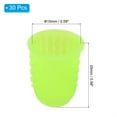 thumbnail image 2 of Puntas de dedo de goma Uxcell, paquete de 30, protectores de dedo de silicona, cubiertas de dedal para contar en la oficina, costura, tamaño pequeño verde hierba, 2 of 5