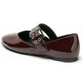 thumbnail image 3 of PPCHVOMEY Slip-On Ballet Flats for Women Mary Jane Shoes for Casual&Work Women Shoes Dressy Ballet Flats Shoes with Adjustable Strap, 3 of 7