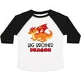 thumbnail image 3 of Inktastic Big Brother Cute Red and Orange Dragon Boys Toddler T-Shirt, 3 of 5