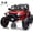Red, variant on Red 12V 2 Seater Remote Control Ride On Car Truck with Spring Suspension Music Player LED Headlights For Kids 100 Lbs Max Weight