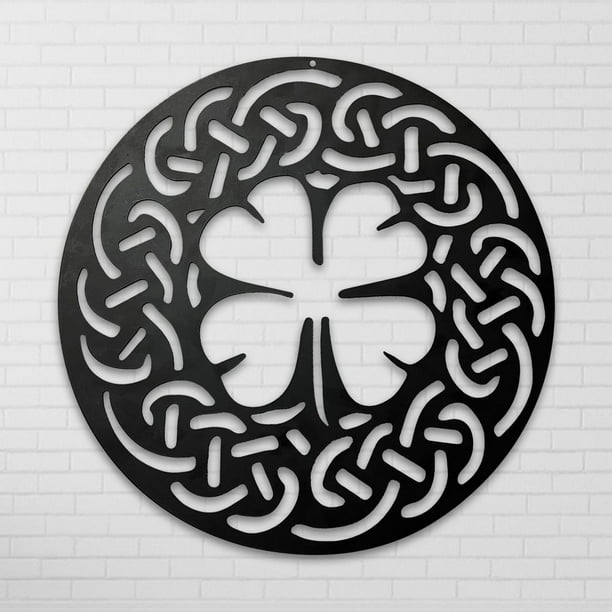 Celtic Knot Metal Wall Hanging Art Pendant Room Decor Home Decorations For Living Kitchen Bathroom Com - Celtic Knotwork Home Decor
