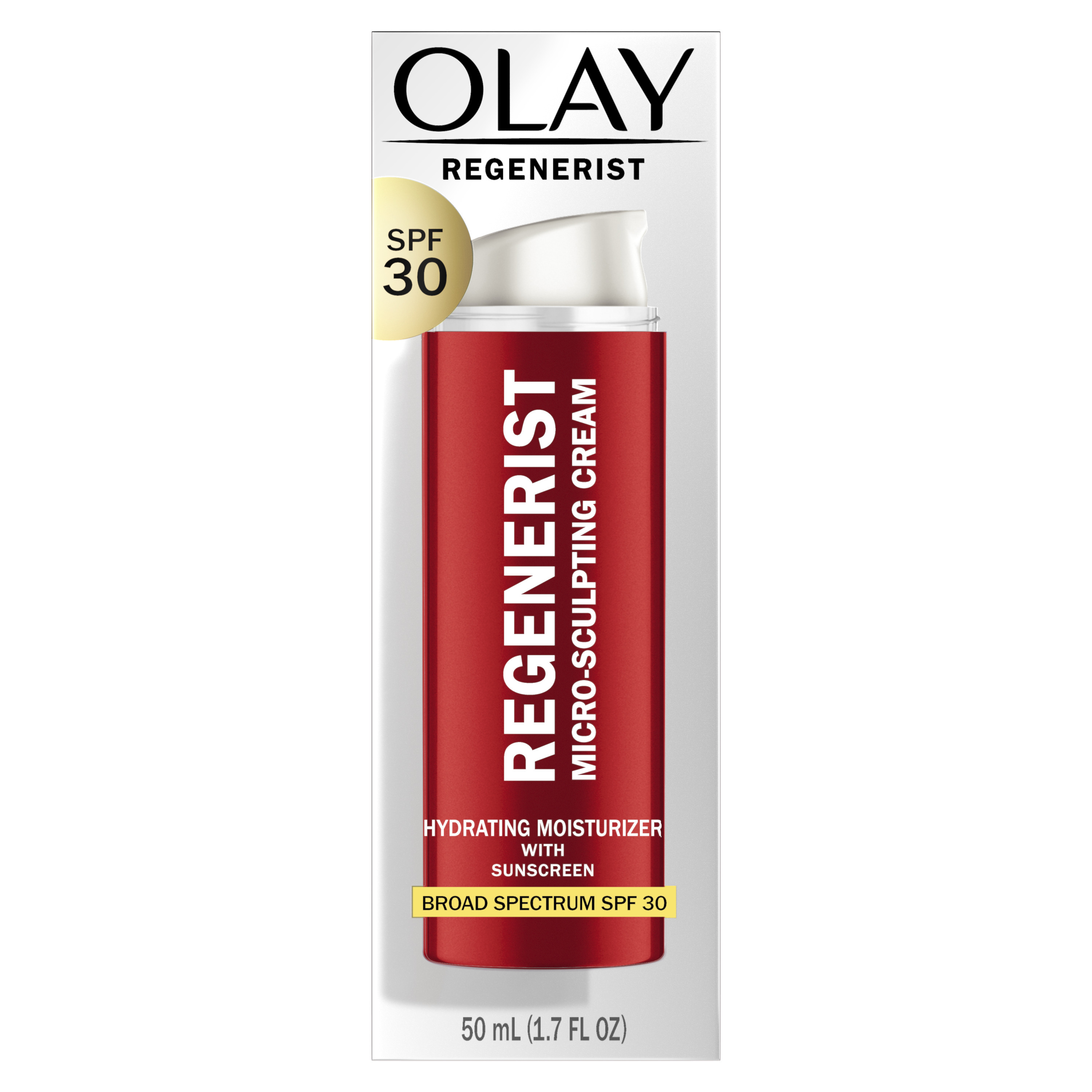 Olay Regenerist Micro-Sculpting Cream Moisturizer, SPF 30 Sun Protection for All Skin Types, 1.7 oz - image 3 of 11