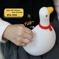 thumbnail image 3 of Preciosa luz nocturna de pato ganso, lámpara de guardería de animales recargable por USB, lámpara portátil de silicona suave, lámpara de dormitorio para niños, regalo de cumpleaños navideño, 3 of 5