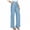 01 Light Blue, variant on Women's Straight Leg Yoga Pants, High Waisted Stretchy Versatile Summer Business Casual Trousers with Pockets