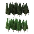 thumbnail image 1 of Juguete Modelo de árbol de Pagoda Pintado HO OO 100 Piezas para Paisaje de de de Carretera, 1 of 9