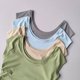 thumbnail image 2 of Camiseta deportiva ajustada con cuello redondo grande para mujer, traje de Yoga desnudo fino de manga corta para entrenamiento de carrera y Yoga, 2 of 6