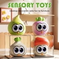 thumbnail image 2 of Squishy Sensory Fidget Toys - 8 Pack Fruit & Vegetables with Popping Eyes, Easter Basket Stuffers, Stress Relief Gifts for Adults, Classroom Prizes(XX), 2 of 9