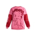 thumbnail image 5 of Betty Boop Women’s Colorblocked Graphic Sweatshirt, Sizes XXS-XXL, 5 of 5