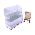 thumbnail image 4 of 1:12 Dollhouse Bakery Display Case Model for Fairy Garden Layout Accessories green, 4 of 8