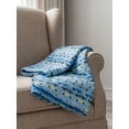 thumbnail image 3 of Monica + Andy Organic Cotton Muslin Toddler Throw Blanket, Soft Quilted Cotton Blanket, 30 x 40 Inch, 3 of 4