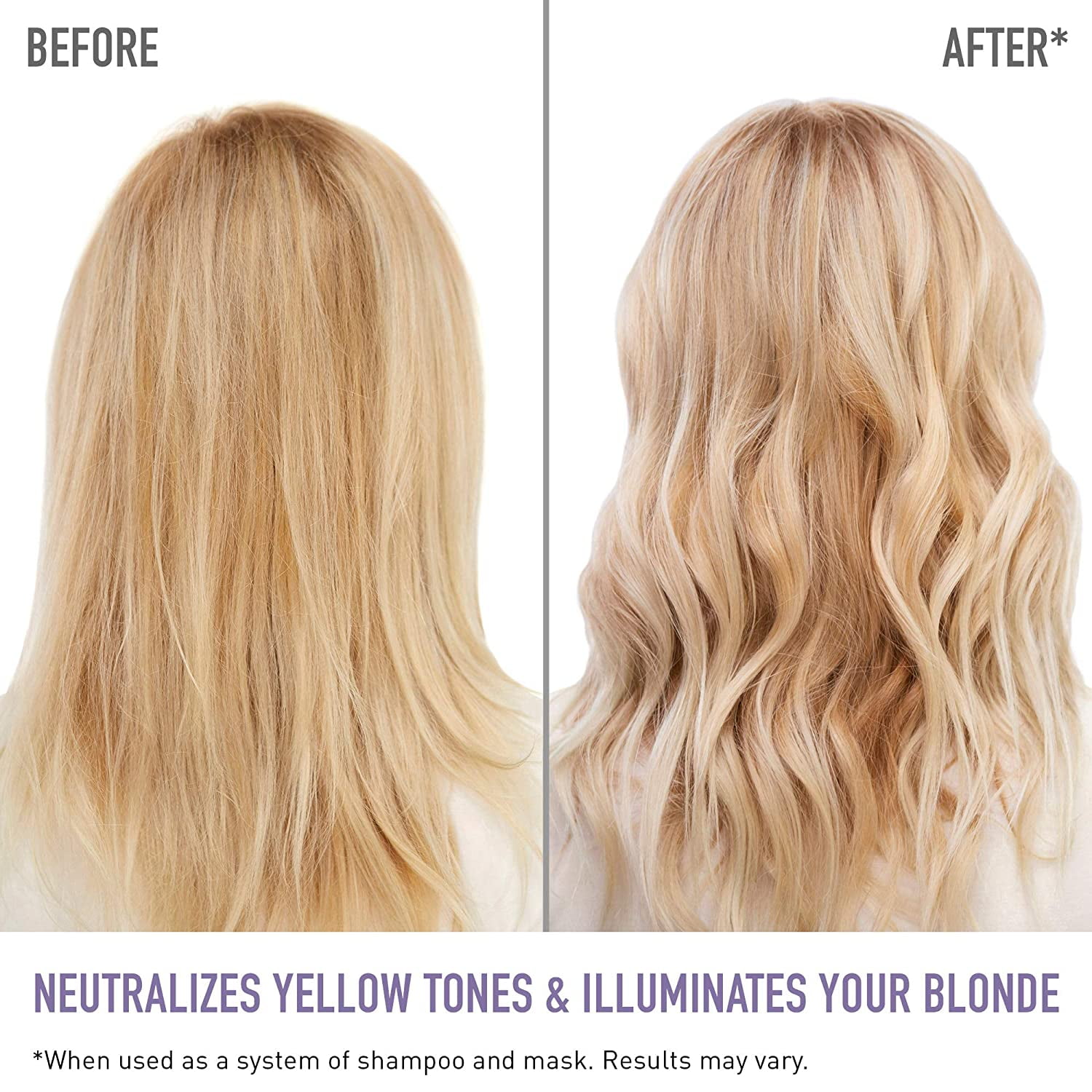 Total Results So Silver Color Depositing Purple Shampoo for Neutralizing Yellow Tones | Tones Blonde & Hair | for Color Treated Hair | - Walmart.com