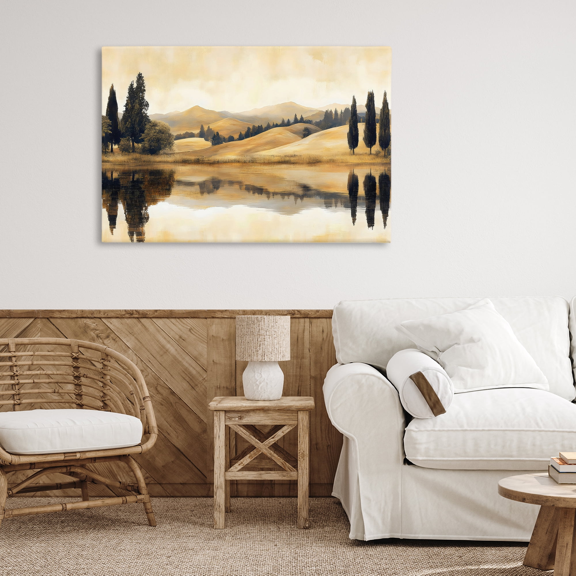 Stupell Industries Reflective Fields View Canvas Wall Art design by LSR Creative Studio, 24 x 36