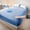 Blue, variant on Durayloly Twin Size Waterproof Mattress Protector, Breathable Soft Mattress Pad Cover for Bed, All-Season, Navy Blue