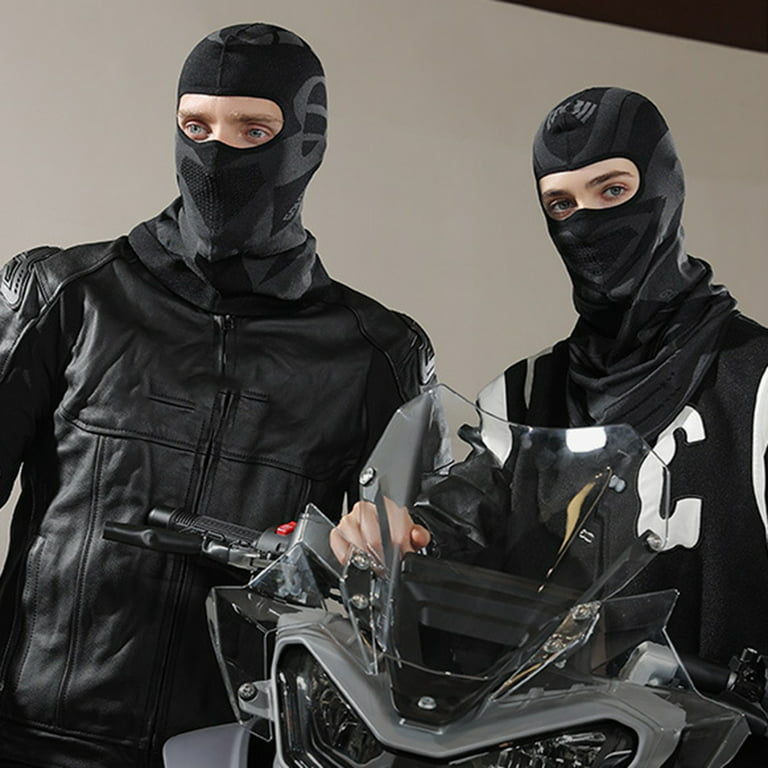 MZZ70 Motorcycle Balaclava Moto Full Face Mask Breatheable Windproof Warmer  Men & Women Fleece Motorcycle Mask Skiing Head Masks