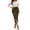 Green, variant on Midi Wrap Skirts for Women Summer High Waisted Tie Front Asymmetrical Slit Bodycon Ruched Pencil Skirt