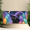 thumbnail image 4 of 1 Pcs 2D Flat License Plate Covers & Frames, Black Cat in Witch For Decorative Front, Waterproof For Decoration Aluminum License Plate Covers & Frames Cover For Men Women, 12" X 6", 4 of 6