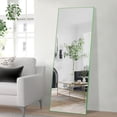 thumbnail image 3 of Full Length Floor Mirror Standing Rectangle Green 65"x22", 3 of 9