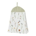 thumbnail image 6 of Sweet Jojo Designs Watercolor Floral Garden Green Blue and Orange 4 Piece Crib Bedding Set, 6 of 6