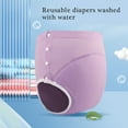 thumbnail image 6 of Adults Button Cloth Diaper Pants Washable Cotton Underpants Quick Dry Reusable Incontinences Underwear For Travel Home, 6 of 9