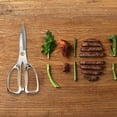 thumbnail image 4 of Kitchen Scissors All Purpose Stainless Steel Scissors Food Cooking Scissors Barbecue Scissors for Poultry Fish Meat Bones Sophisticated Manufacturing, 4 of 7