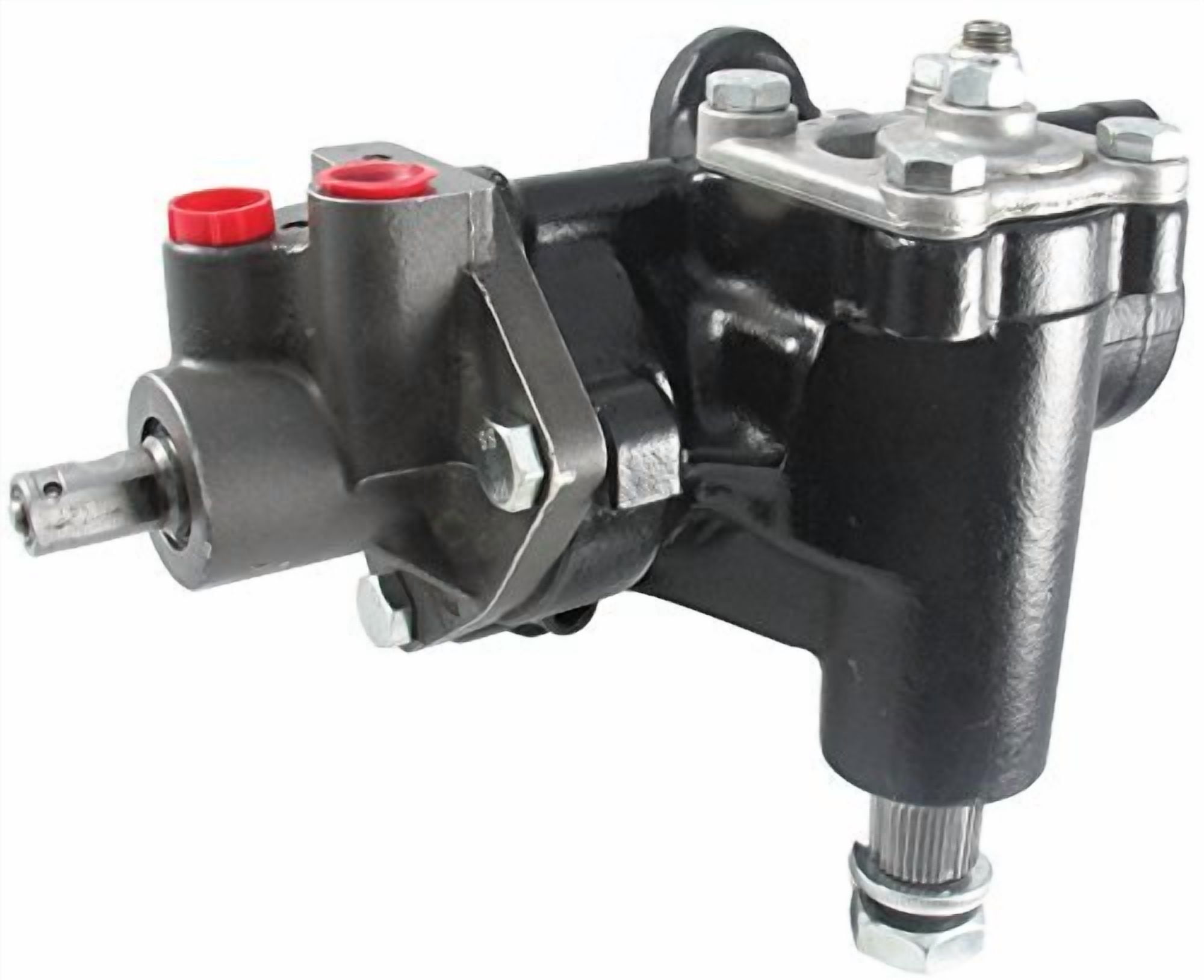 Borgeson 800128 Power Steering Box; Remanufactured; Delphi 600 Series; w/17MM Double D Input Shaft; 14:1 Quick Ratio; Fits select: 1971-1973 FORD MUSTANG, 1966-1979 FORD LTD