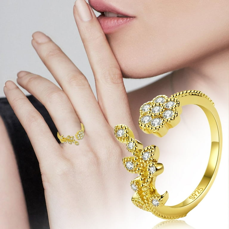 Big finger rings designs clearance for female