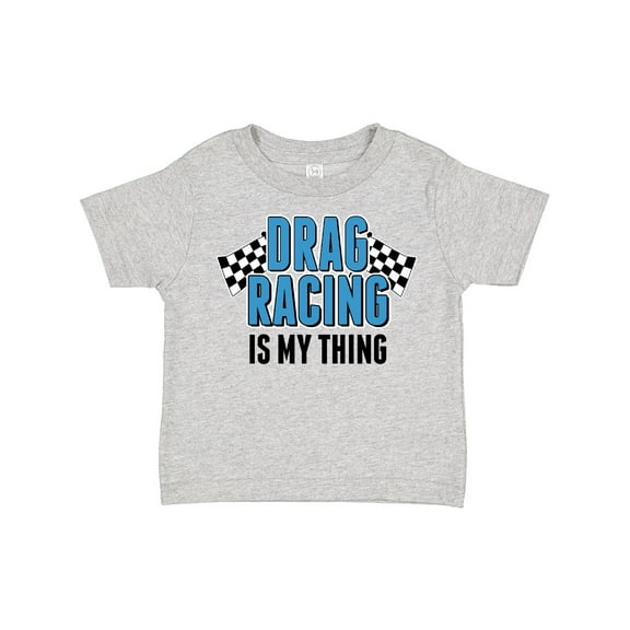 Inktastic Drag Racing is My Thing with Flags Boys or Girls Toddler T-Shirt
