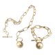 thumbnail image 5 of Collar colgante Jumpingount Aleación de zinc Gargantilla Moda Cuello personalizado Oro 2Conjunto, 5 of 6