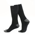 thumbnail image 1 of ropa de deporte Calcetines de calefacción eléctrica de invierno Calentador de pies Medias constantes calentadas () Negro Barbie Nuevos Originales, 1 of 7