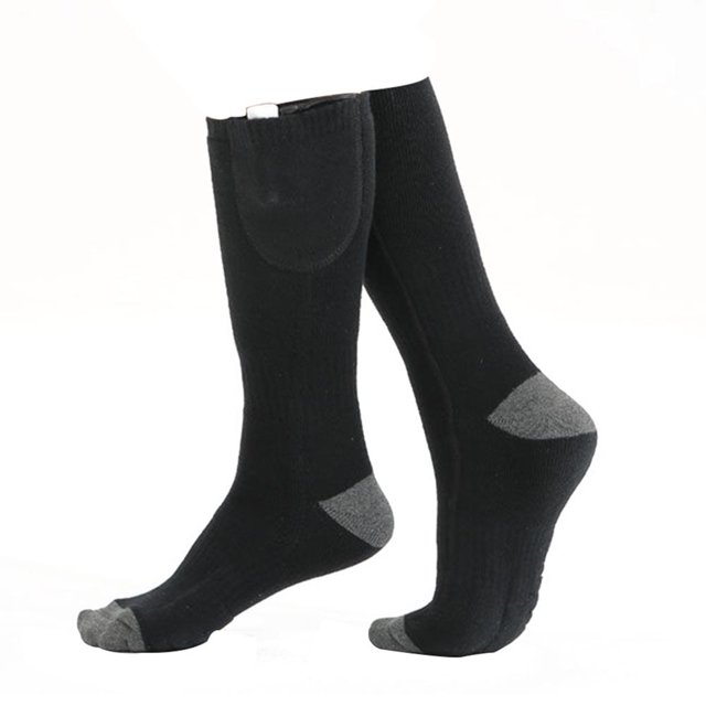 ropa de deporte Calcetines de calefacción eléctrica de invierno Calentador de pies Medias constantes calentadas () Negro Barbie Nuevos Originales
