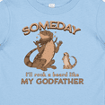 thumbnail image 4 of Inktastic Someday I'll Rock a Beard Like My Godfather-bearded Dragons Boys or Girls Baby T-Shirt, 4 of 5