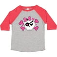 thumbnail image 3 of Inktastic Girl Pirate Skull Valentine Girls Toddler T-Shirt, 3 of 5