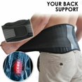 thumbnail image 2 of Self Heating Magnetic Back Pain Support Lower Lumbar Brace Belt Strap Magnets, 2 of 5