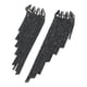 thumbnail image 4 of Borla larga Diamante de imitación completo, Pendientes colgantes, Moda / Pendientes de moda para mujer Pendiente para damas de compromiso negro Salvador Pendientes largos de borla, 4 of 10