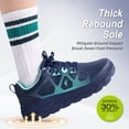 thumbnail image 6 of Men's Orthopedic Diabetic Wide Running Shoes: Comfortable Casual Arch Support Plantar Fasciitis Sports Sneakers, High Arch Swollen Outdoor Work Tennis Walking Shoes for Foot and Heel Pain Relief, 6 of 8