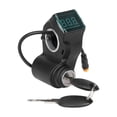 thumbnail image 2 of Lipstore Electric Bike Lock Digital Display Ignition Plug Handlebar Control Lock Power Switch Waterproof Sturdy PP Material Suitable for Recreational Activities and Touring Switch Lock, 2 of 8