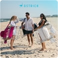 thumbnail image 4 of Ostrich The Deluxe 3N1 Lightweight Outdoor Beach Lounge Chair with Footrest, Pink, 4 of 12