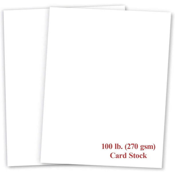 Bright White Cardstock Heavy Duty and Versatile for School Supplies