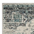 thumbnail image 5 of SAFAVIEH Madison Louise Overdyed Floral Area Rug, Ivory/Navy, 4' x 6', 5 of 7