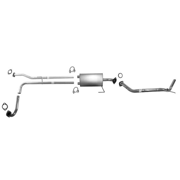 Muffler Exhaust System for Nissan Titan 07-15 Standard 139.8 Inch Wheel Base