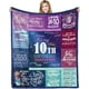 thumbnail image 1 of LHSHID 10 Year Old Girl Gift Ideas Gifts for 10 Year Old Girls Blanket 10th Birthday Gifts for Girls 10th Birthday Decorations for Girls Throw Blankets 40"x50", 1 of 7