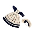 thumbnail image 3 of 1/6 bjd muñeco princesa traje de vestir para hacer tus propias muñecas manos en la flexibilidad de la foto accesorios de bricolaje para niños vestidos Azul, 3 of 8