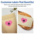 thumbnail image 4 of Avery Printable Heart Labels, Bright Pink, 2-9/32" x 1-27/32", 480ct, 4 of 11