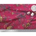 thumbnail image 3 of Soimoi Viscose Chiffon Fabric Floral & Paisley Print Fabric by Yard 42 Inch Wide, 3 of 3