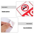 thumbnail image 3 of LIFKOME 6pcs Fire Safety Signs No Smoking Stickers PVC for Signage in Public Areas, 3 of 6