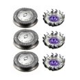 thumbnail image 1 of 3pcs Shaver Head Replacement Shaver Blade For Philips Hq3 Hq4 Hq55, 1 of 5